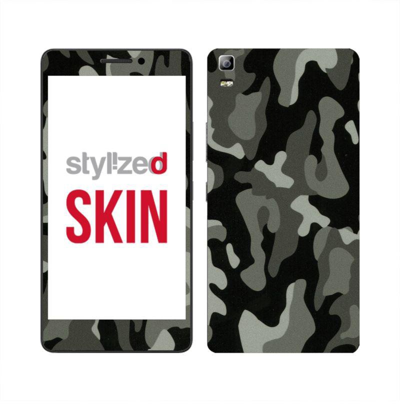 Vinyl Skin Decal Body Wrap for Lenovo K3 Note Camouflage Mini Urban Night