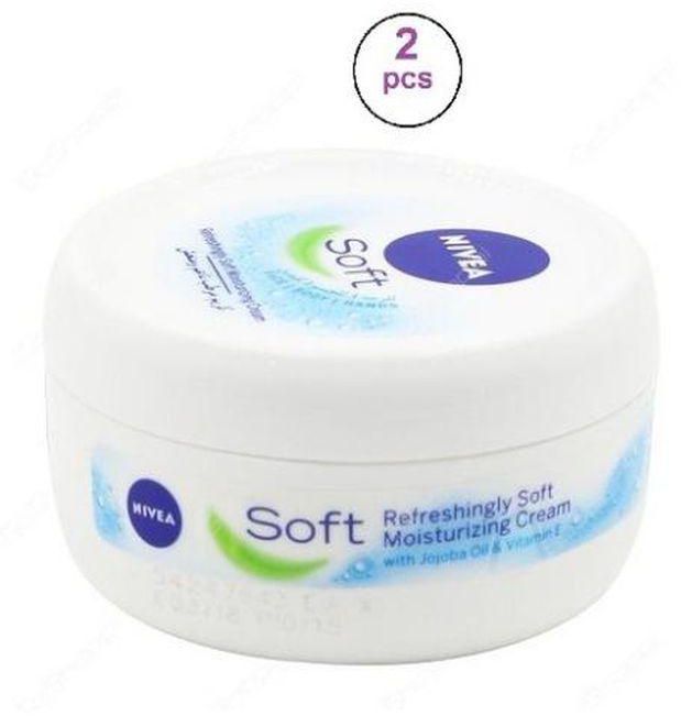 NIVEA Refreshingly Soft Moisturizing Cream - 50ml 2pcs