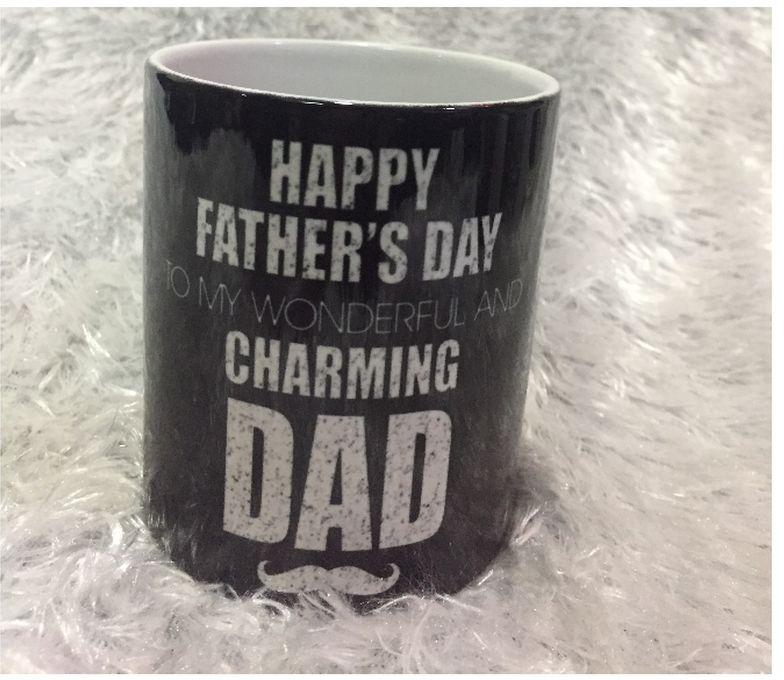Happy Fathers Day Custom Branded Ceramic Mug