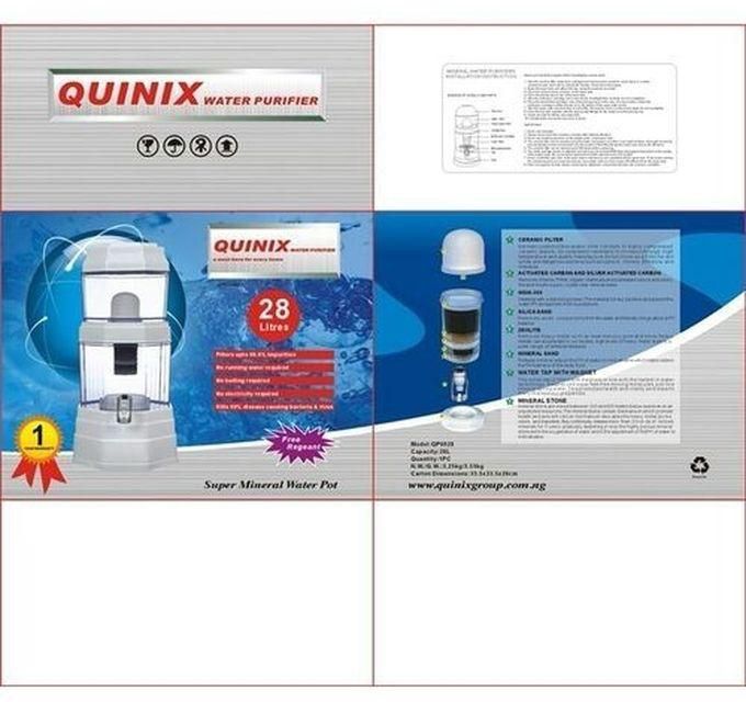 Quinix Water Purifier Filter And Dispenser - (28 Litres)
