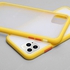 Black Matte PC/TPU Case For IPhone 11 Pro Max With Color Frame - YELLOW