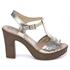 Almatrichi 35201150008 Catherine ""No Pain"" Platform Heel Sandals for Women - 39 EU, Gold