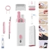 7-in-1 Electronics Cleaner Kit, Keyboard Cleaner Kit, Portable Multifunctional Cleaning Tool for PC Monitor/Airpods/Airpods pro/Cell Phone/Laptop/Computer/Bluetooth Earphones - (White Pink)
