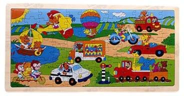 Animal Village Farm Assorted Wooden Puzzle for Kids