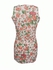 Sleeveless Form Fitting Stretch Free Size Mini Dress with Floral Print