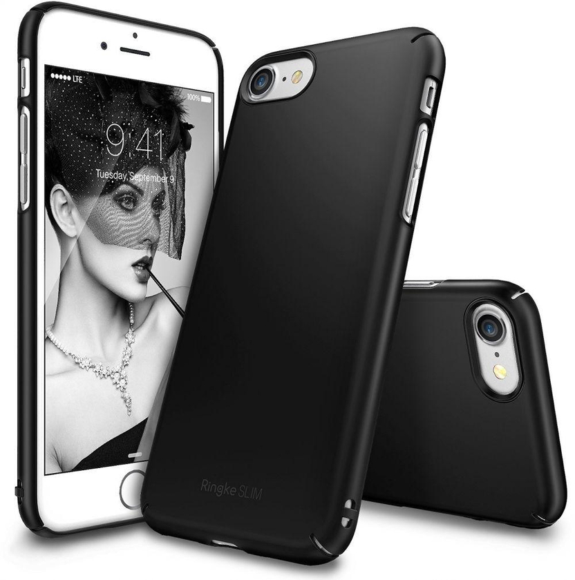 Rearth Ringke Slim Premium Case Cover for Apple iPhone 7 - Black