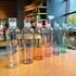 زجاجة ماء وعصير شفافه ومستديرة - مقياس زمني -١ قطعه