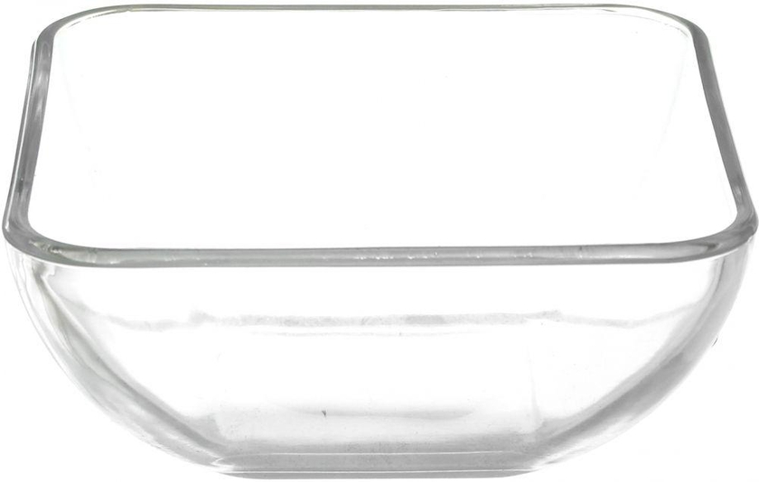 Rose Pyrex Round Bowl 8007 - Clear