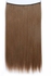Long Straight Curtain Line Hair Extension Golden Brown