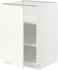 METOD Base cabinet with shelves - white/Vallstena white 60x60 cm