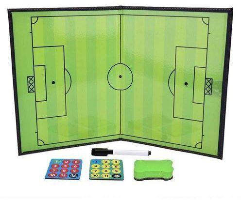 Universal Folding Magnetic Football Coaching Board Soccer Training Tactics PVC Set + Pen