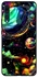 غطاء حماية واقٍ بطبعة كوكب زحل لهاتف هواوي Y9 برايم 2019 متعدد الألوان