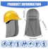 Hard Hat Helmet Liner, Neck Protector Cover, Cooling Sweat-absorbent and Breathable Skull Cap Elastic Sun Shade Cycling Running for Fishing Riding (3 Pcs)