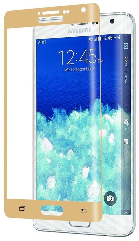 MEMORiX 3D Curved Tempered Glass Screen Protector For Samsung Galaxy Note Edge /Gold