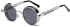 نظارات شمسية معدنية دائرية من Steampunk للرجال والنساء نظارات عصرية بتصميم كلاسيكي نظارات UV400