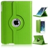 iPad Mini 3 PU Leather 360 Degree Rotating Skin Cover Smart Stand Folio Case - Green