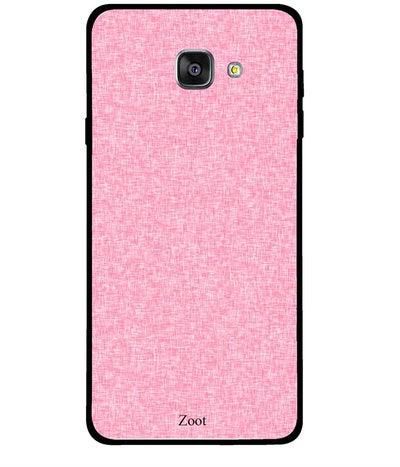 غطاء حماية واقٍ لهاتف سامسونج جالاكسي A7 2016 نمط باللونين الوردي والأبيض