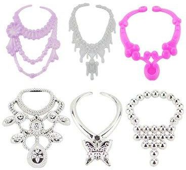 6-Piece/Set Fashion Miniature Collar Chain Pendant Necklace