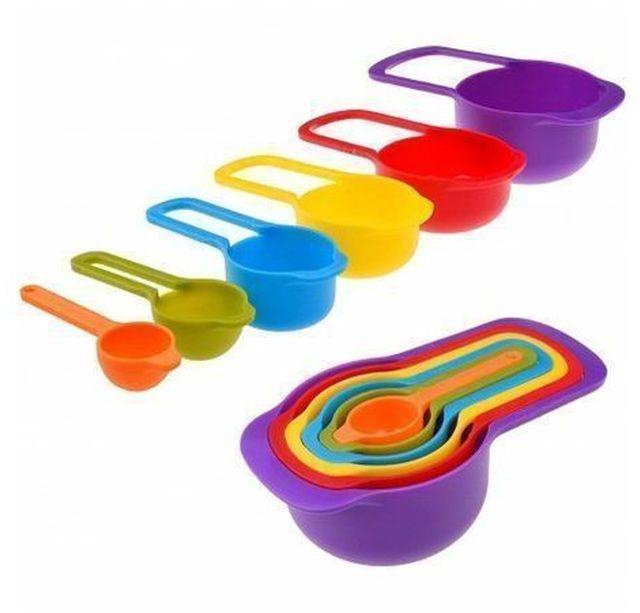 6pcs Colorful Kitchen Measuring Cup Set