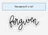 Christian Based Quote Stickers- Forgiven Notebook Decals