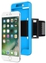 For Apple iPhone 7 Plus -Silicone Phone Case, Sports Arm Band, Running Fitness Phone Sets, Riding Outdoor Supplies -Blue