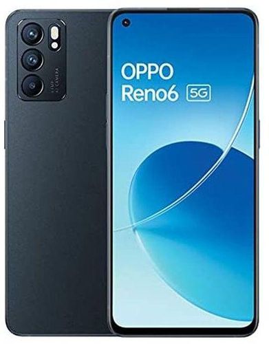 OPPO Reno6 5G - 6.4-inch 128GB/8GB Dual SIM Mobile Phone - Steeler Black