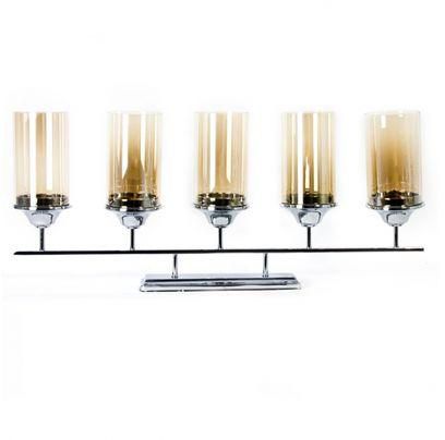 Pinnacle Spaces KN-017 Straight Candle Holder - 5 Holders