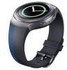 For Samsung Gear S2 SM-R720 / SM-R730 Premium Silicone Rubber Smartwatch Band Strap black blue
