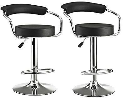 Classic Stainless Bar Stool-set Of 2