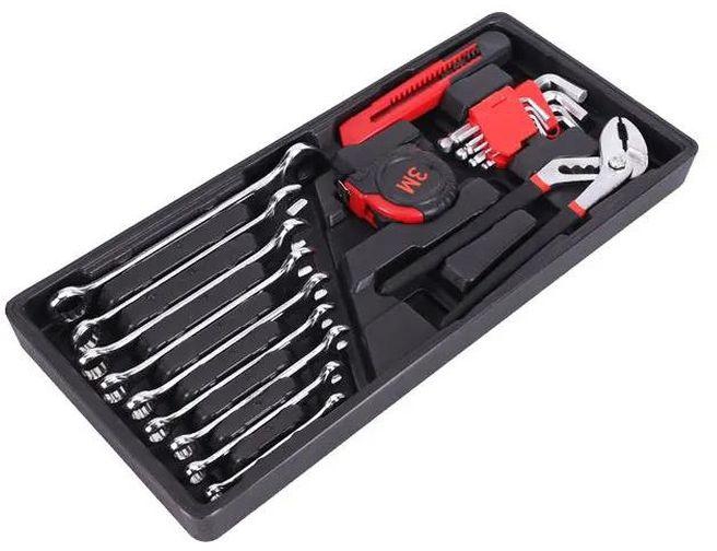 Professional 168pcs Mechanic Socket Ratchet Wrench Hand Tool Kits In 5 Layers Metal Box For Automobile Repair Workshop