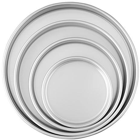 Wilton Round Cake Pans, 4 Piece Set For 6-Inch, 8-Inch, 10-Inch And 12-Inch Cakes