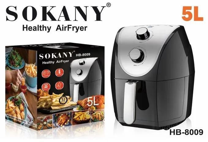 Sokany kitchen  air fryer Healthy Frying without Oil Black as picture