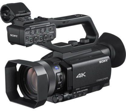 Sony HXR-NX80 4K NXCAM with HDR & Fast Hybrid AF Zeiss 12x Optical, 18x Clear Image Zoom 2.4GHz Wi-Fi, Live Streaming 2 x SD Card Slots, Relay & Simul Modes