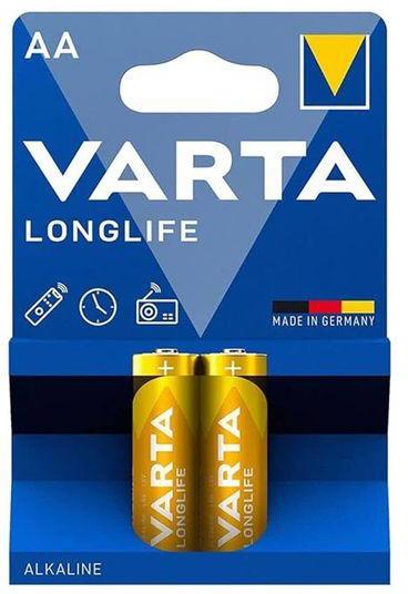 VARTA LONGLIFE 2-AA Alkaline Battery