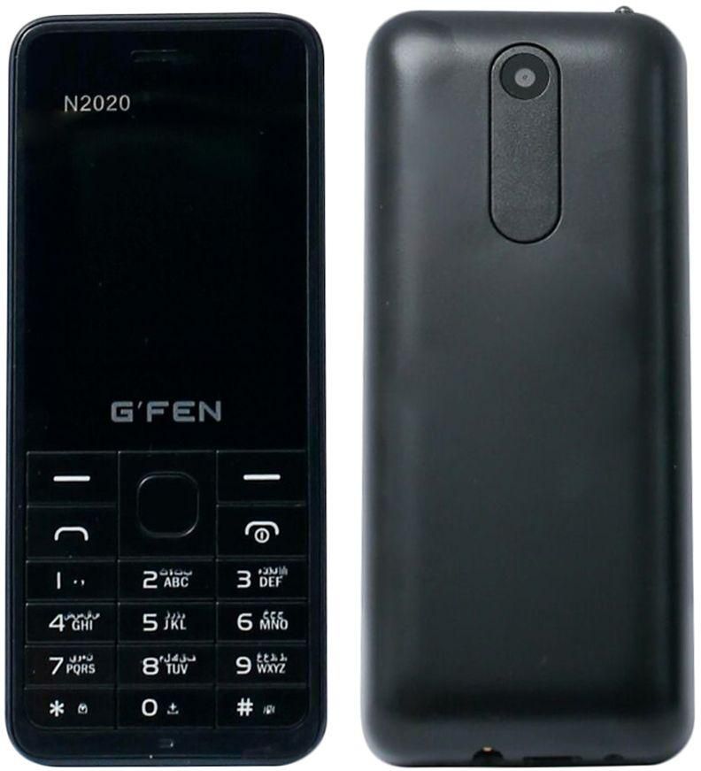 G'FEN N2020 Dual SIM Mobile Phone, Black