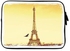 حافظة لاب توب حجم 15 بوصة بتصميم مميز مزودة بحزام الكتف باريس - برج إيفل