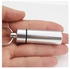 Waterproof Aluminum Metal pill Box Case Organizer with Key chain - Outdoor Medicine Bottle Key Ring Small First Aid Drug Holder pill Container