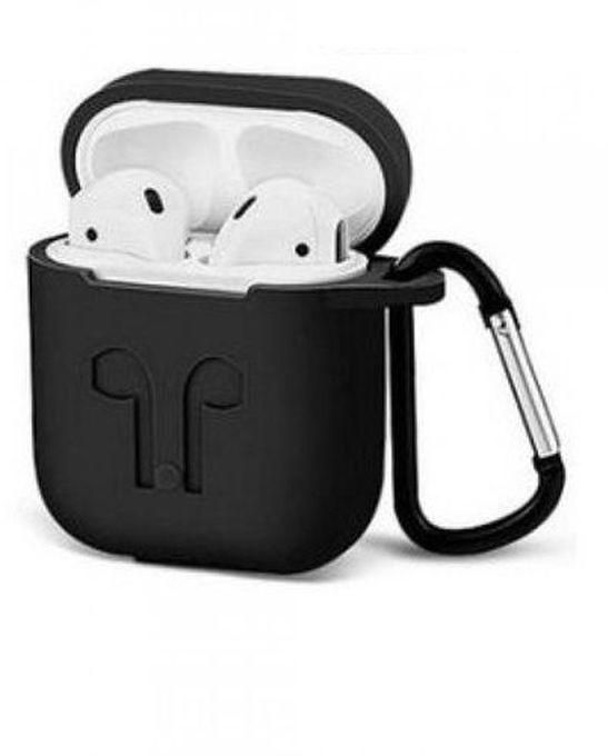 AirPods Case Protective Silicone Cover - Black