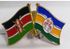 Fashion Kenya - Nakuru Double Flag Lapel Pin