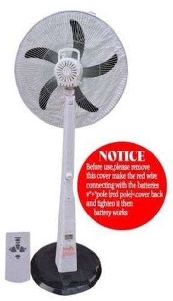 Ox 18-Inch Rechargeable Standing Fan With Remote Control