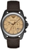 Emporio Armani AR6070 Leather Watch - Brown