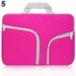 Bluelans Notebook Laptop Sleeve Case Carry Bag Zipper Pouch Cover For Apple 11 13 15 Inch 15 (Rose Red)