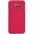 Nillkin Frosted Shield Back Cover For Samsung galaxy S6 Edge ‫(Screen Protection Included) / Red