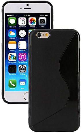 ZGPAX Black S-Line Rubber Soft TPU Case Gel Cover For IPhone 6 Plus 5.5&#39-Black