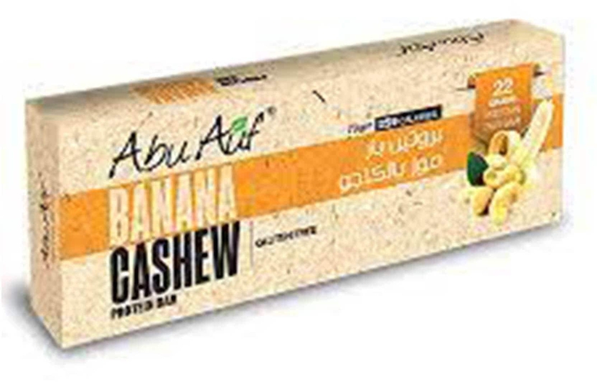 Abu Auf Protein bar Banana with cashew - 70 gram
