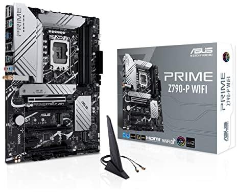 ASUS Prime Z790-P WiFi LGA 1700(Intel® 13th &12th Gen) ATX Motherboard (PCIe 5.0,DDR5,14+1 Power Stages,3X M.2,WiFi 6,Bluetooth v5.2,2.5Gb LAN, Front Panel USB 3.2 Gen 2 Type-C®, Thunderbolt™ 4/USB4)