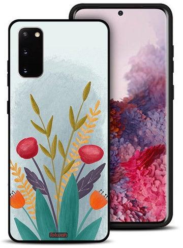Samsung Galaxy S20 5G Protective Case Cover Plants Drawing Art