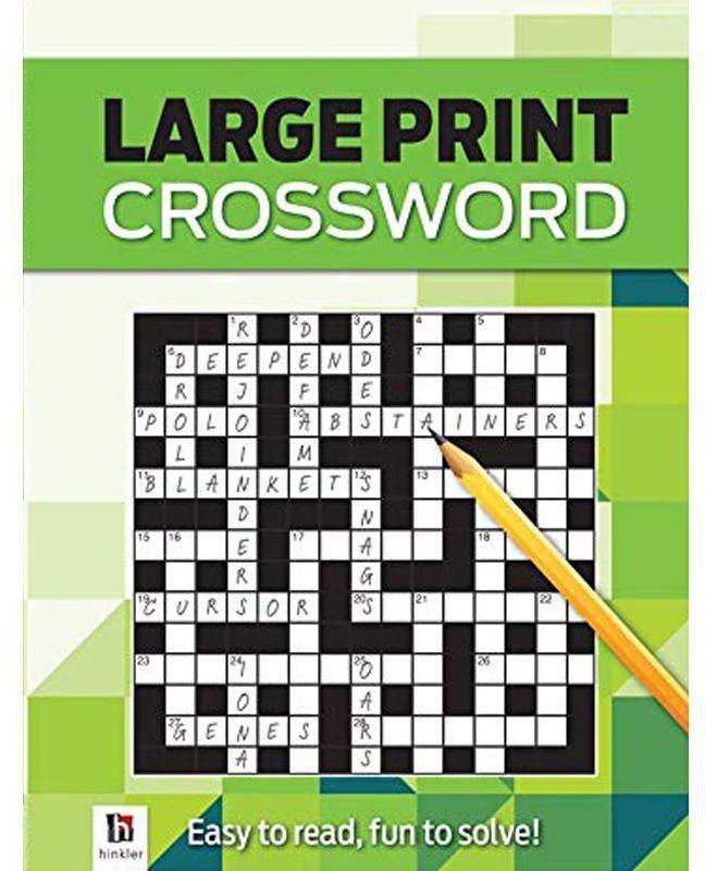 Large Print: Crossword