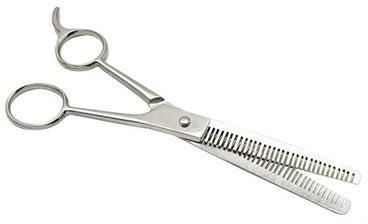 Hair Thinning Scissors Silver