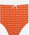 Cottonil Bundle of 2 Printed Underwear Bikini - White & Orange